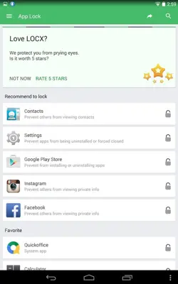 LOCX: App Lock and Photo Vault android App screenshot 3